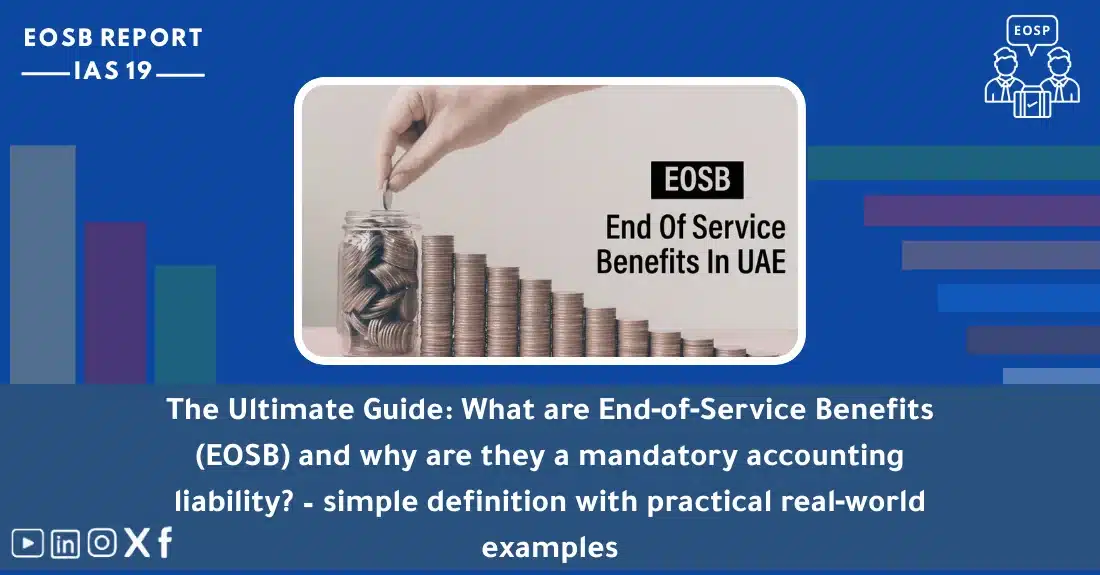 صورة تحتوي على عنوان المقال حول: " IAS 19 Employee Benefits Explained: Ultimate Guide" مع عنصر بصري معبر
